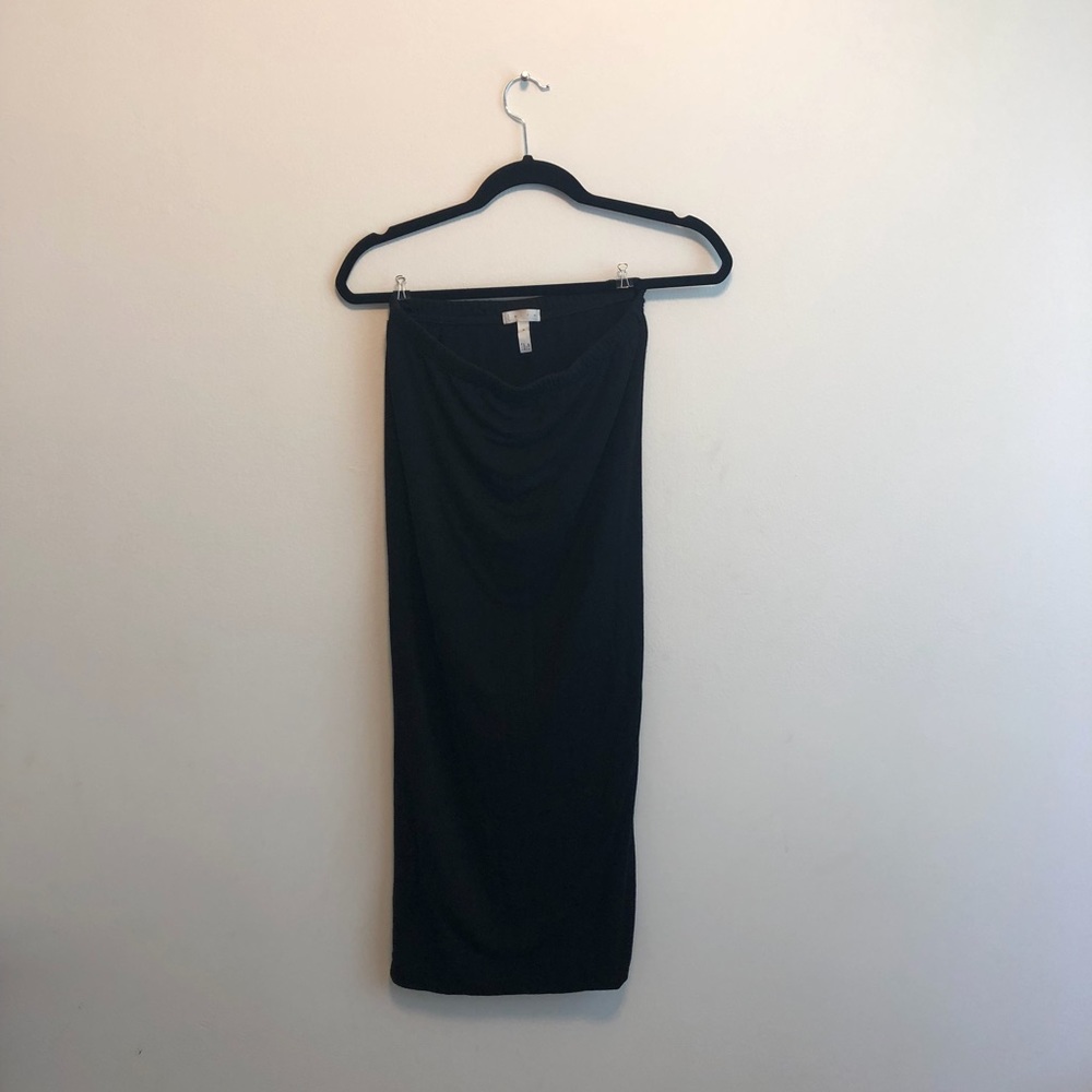 LEITH DOUBLE LAYERED PENCIL SKIRT